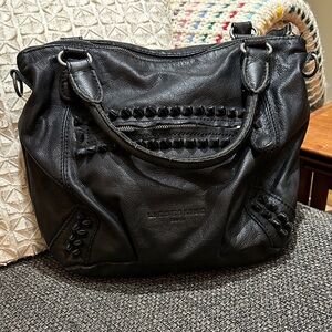 Liebeskind Berlin Black Leather Crossbody Bag